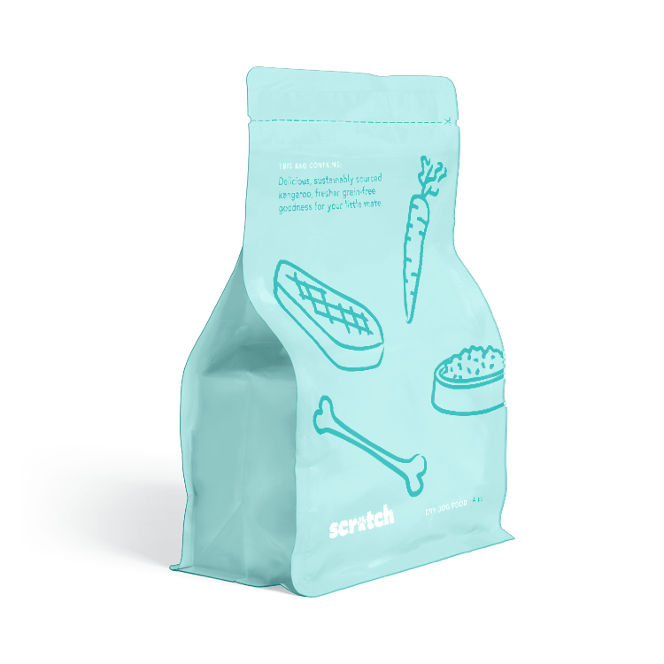 Bag of Kangaroo dog food