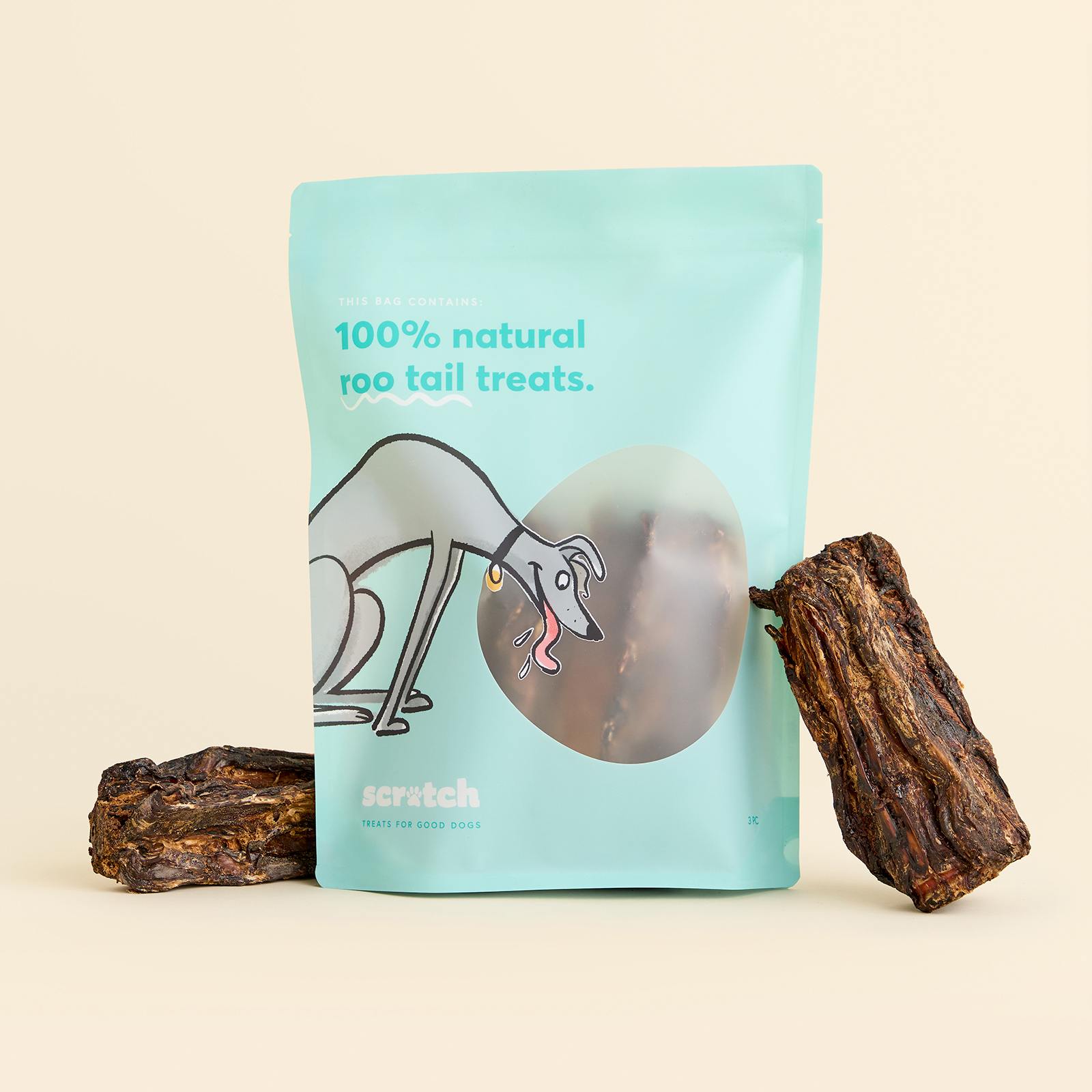 Kangaroo Tail Dog Treats