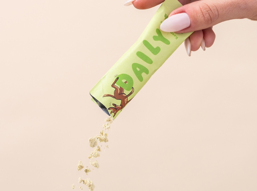 Pouring Keen Greens topper