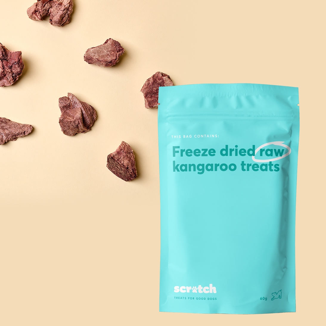 Freeze Dried Roo Dog Treats