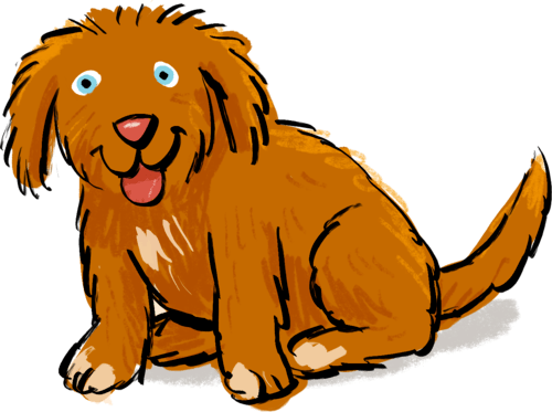 puppy illustration