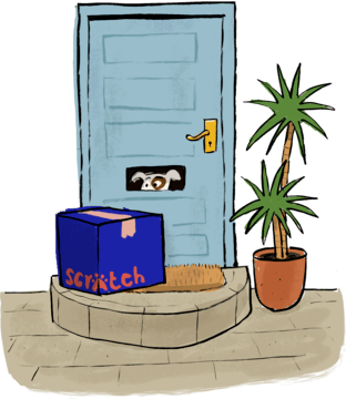dog food at door