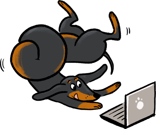 dog illustration