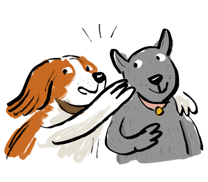 Dogs talking