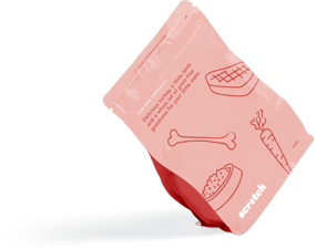 Turkey dog food bag